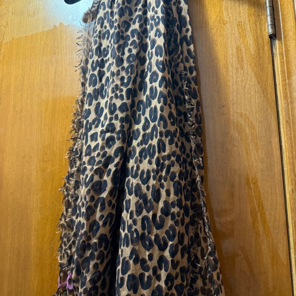 LOUIS VUITTON Steven Sprouse Cashmere Silk Leopard Stole Scarf - Picture 10 of 12